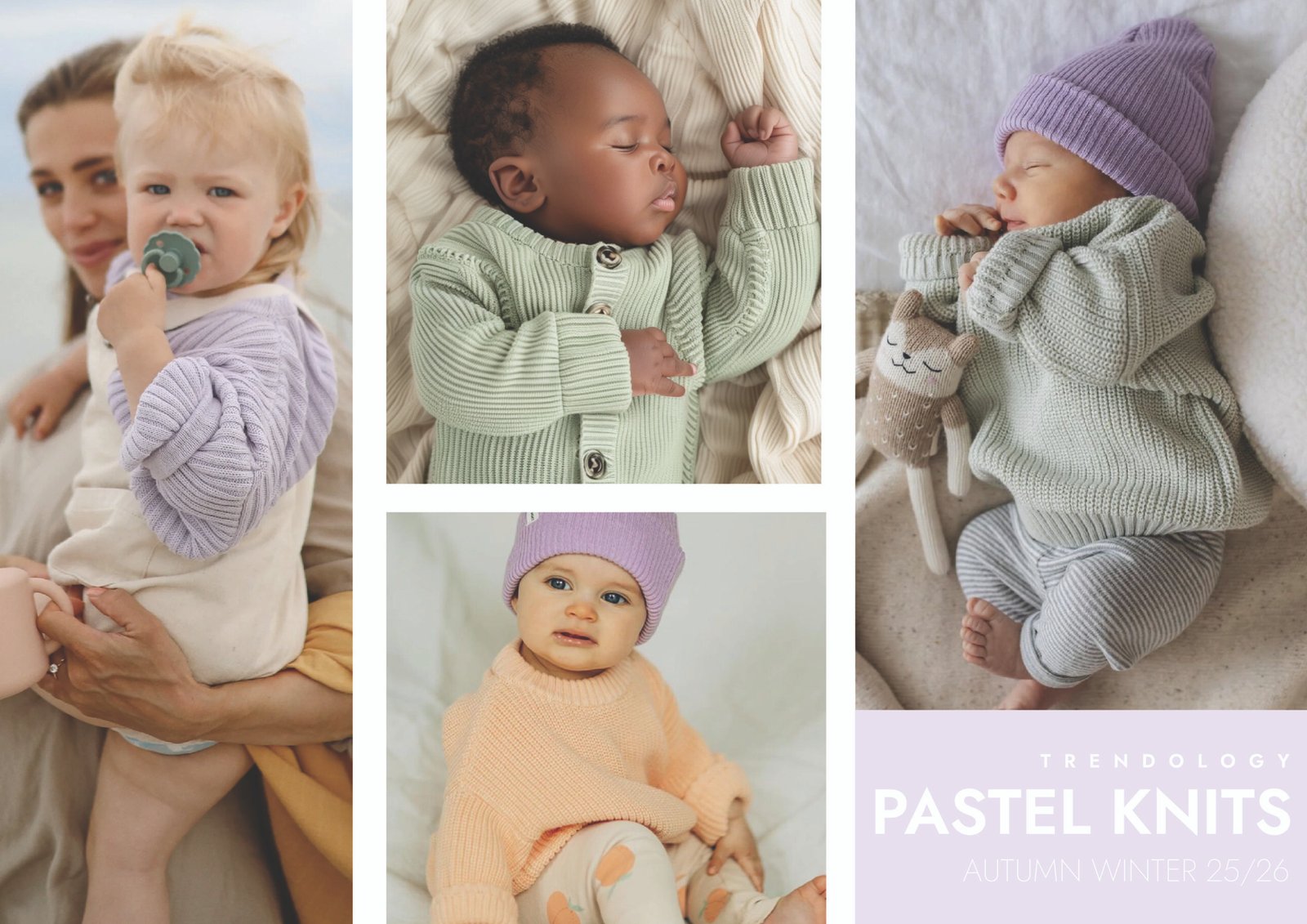 Sweet pastel knits