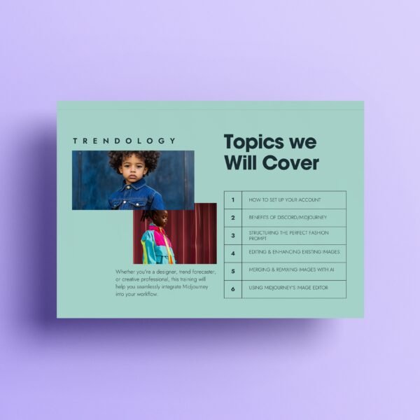 MIDJOURNEY FOR KIDSWEAR CREATIVES-LIVE TRAINING SESSION - Image 2